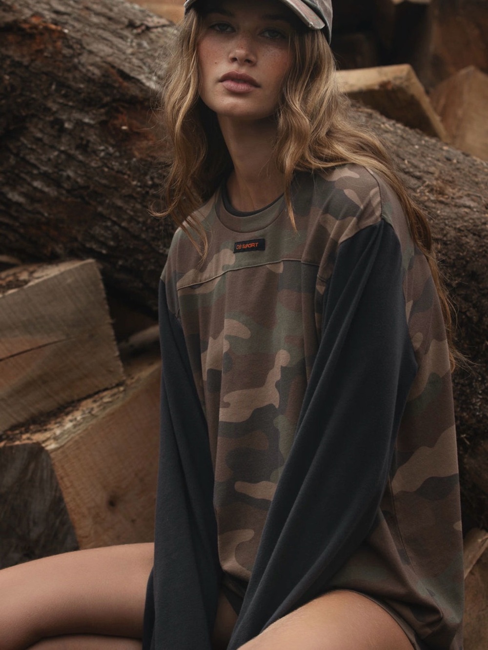 NWT Dairy Boy Camo Long Sleeve